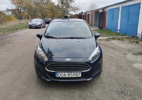 Ford Fiesta cena 17900 przebieg: 157000, rok produkcji 2015 z Krobia małe 56